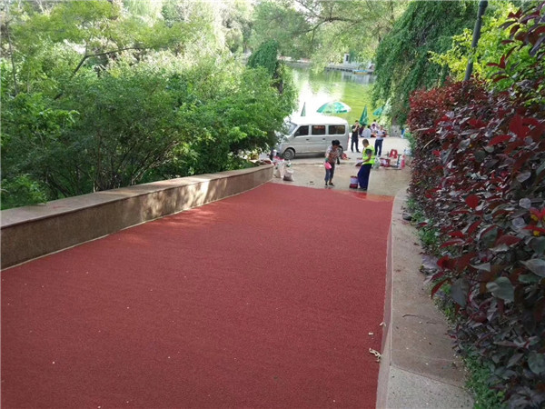 丽水彩色路面施工